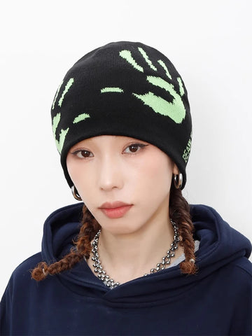Green Handed y2k Beanie